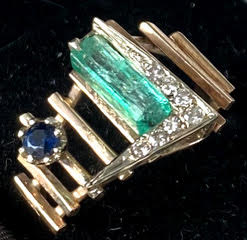 Stairway to Heaven | Gold Sapphire Emerald and Diamonds