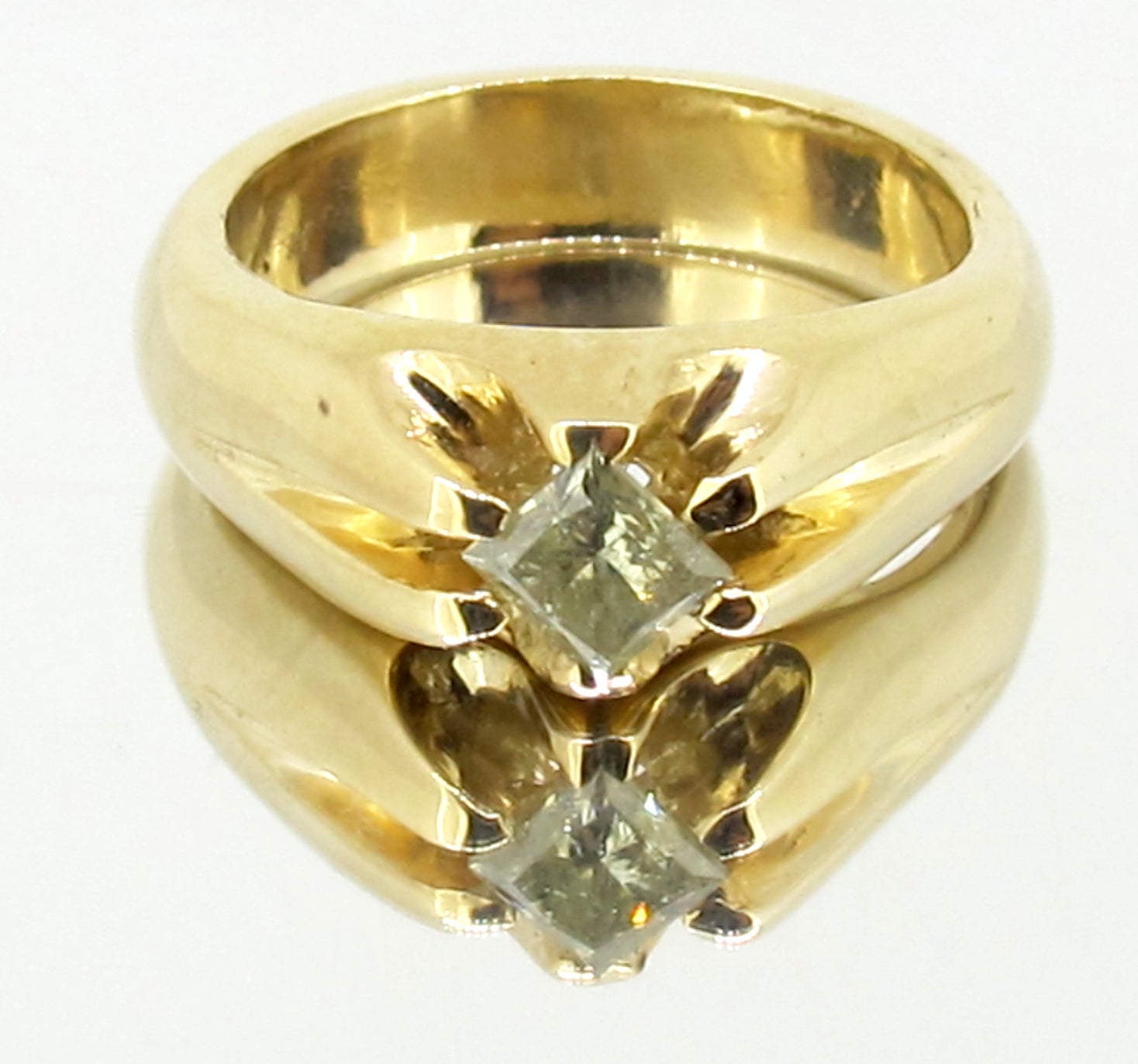 Traditional Gypsy Ring | Princess Diamond